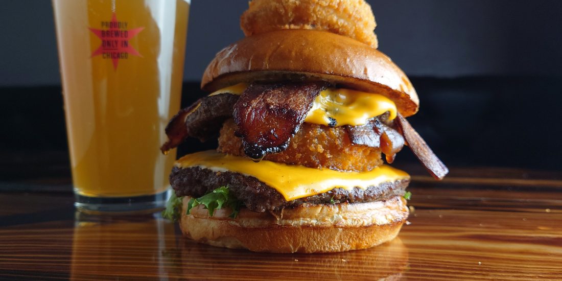 The Viking State Champ Burger is Radius New Burger of Month!